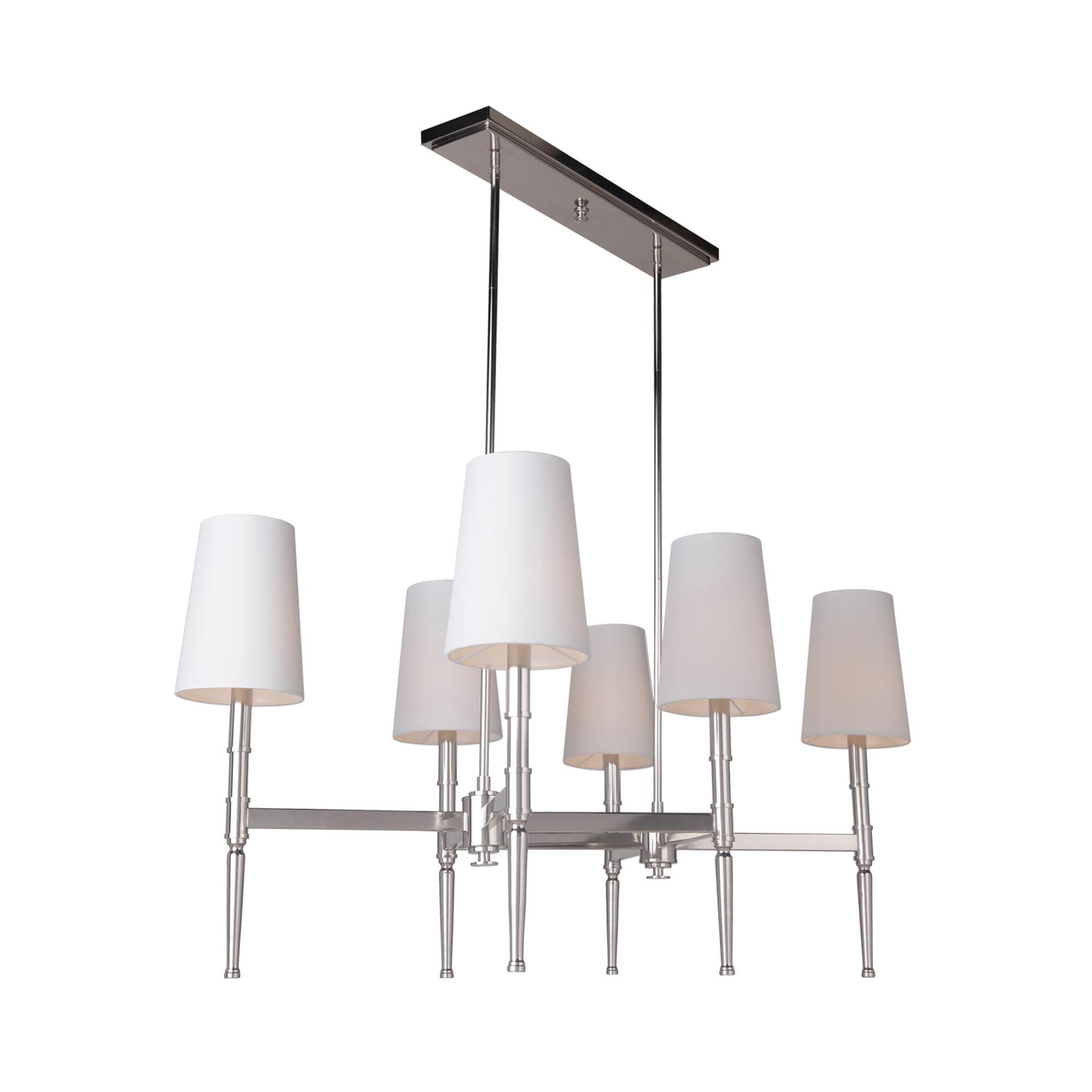 Shown in Polished Nickel finish and Yes glass and Yes shade